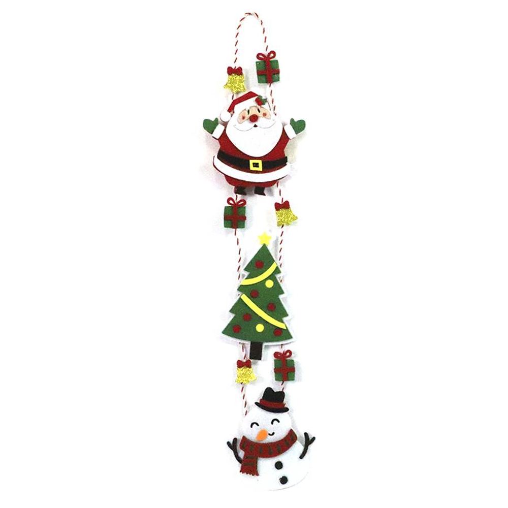Faixa Decorativa de Natal (61 Cm) - Papai Noel, Árvore de Natal e Boneco de  Neve - Kazanto